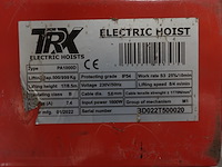 Elektrische takel trx - afbeelding 4 van  5