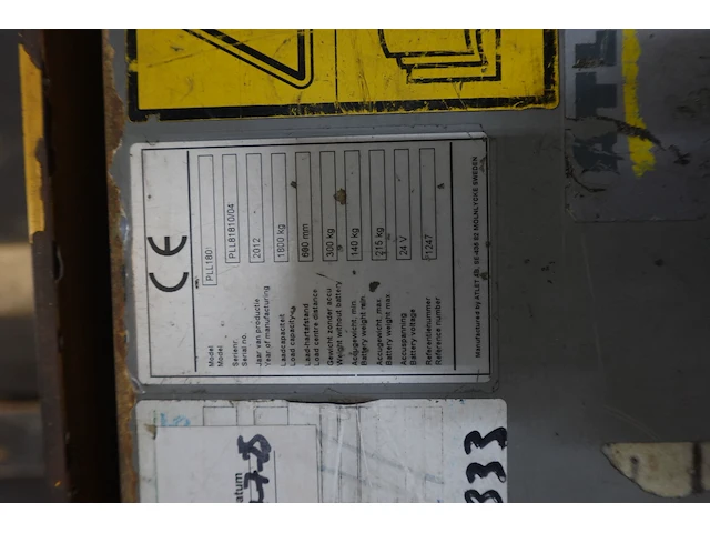 Elektrische transpallet atlet - afbeelding 6 van  7