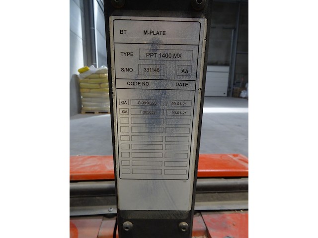 Elektrische transpallet bt - afbeelding 7 van  10
