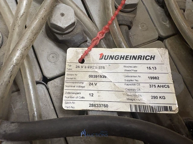 Elektrische transpallet jungheinrich - 2013 - afbeelding 17 van  17