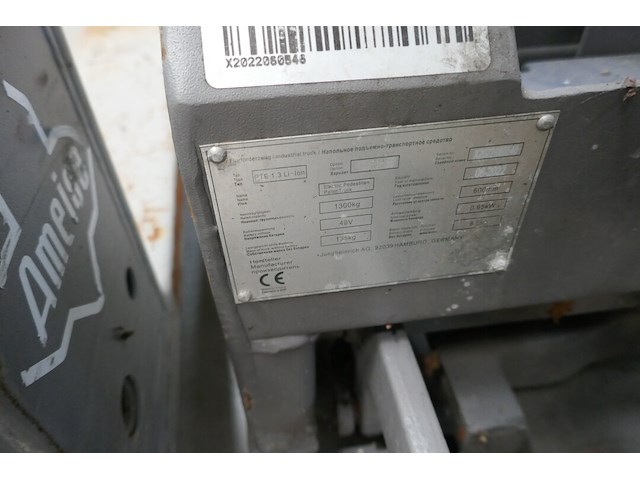 Elektrische transpallet jungheinrich ( zonder batterij en batterijlader ) - afbeelding 6 van  7