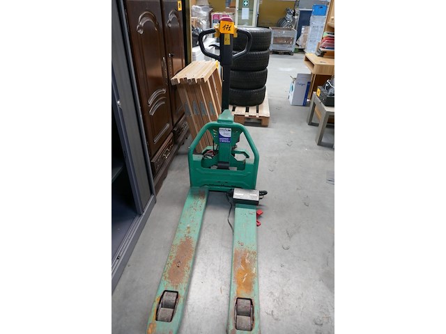 Elektrische transpallet jungheinrich ( zonder batterij en batterijlader ) - afbeelding 1 van  5