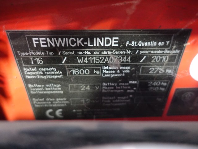 Elektrische transpallet linde - afbeelding 8 van  8