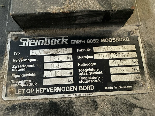 Elektrische transpallet, steinbach - afbeelding 3 van  8