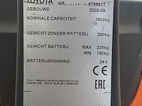 Elektrische transpallet toyota bt - afbeelding 6 van  9