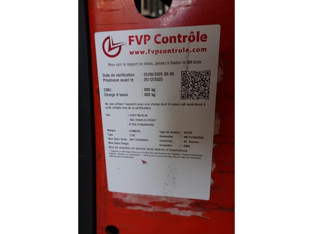 Elektrische transpallet - afbeelding 8 van  11