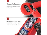 Elektrische troffel, gecoate gladder, 1680w wandschuurmachine, 1 tot 6 versnellingen regeling - afbeelding 3 van  9