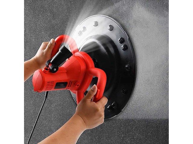 Elektrische troffel, gecoate gladder, 1680w wandschuurmachine, 1 tot 6 versnellingen regeling - afbeelding 8 van  9