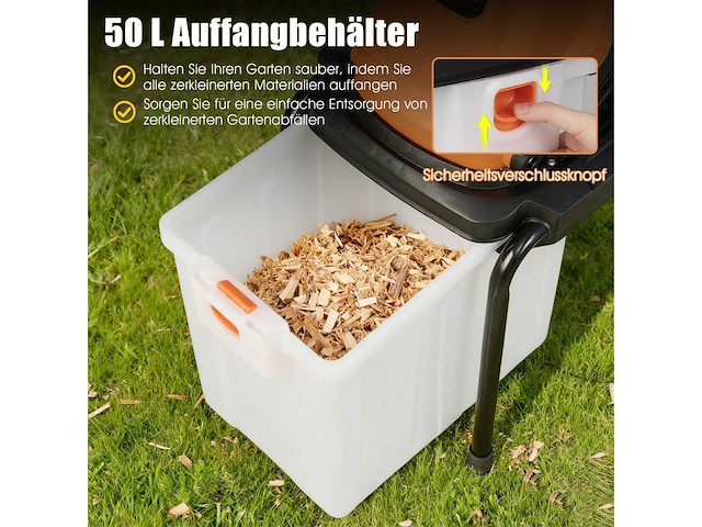 Elektrische tuinversnipperaar - afbeelding 6 van  8
