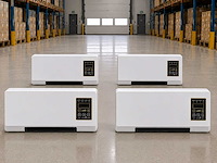Elektrische ventilator en verwarming – 1200w – ventilatorkachel met timer en afstandsbediening – kachel voor wandmontage met instelbare thermostaat – 2-in-1 verwarmen & koelen - 2026 model (4x) - afbeelding 1 van  7