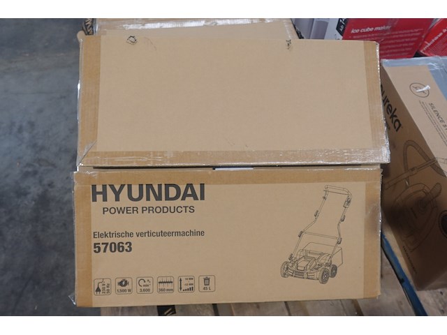 Elektrische verticuteermachine hyundai power products - afbeelding 1 van  3