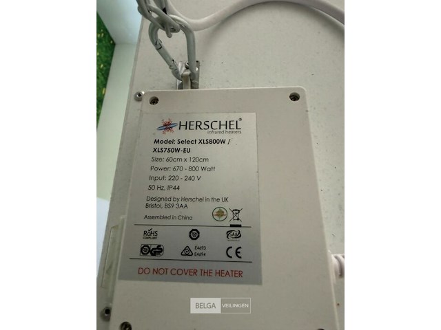 Elektrische verwarmingspanelen herschel (2x) - afbeelding 5 van  7