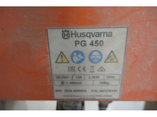 Elektrische vloerschuur-polijstmachine husqvarna - afbeelding 5 van  5