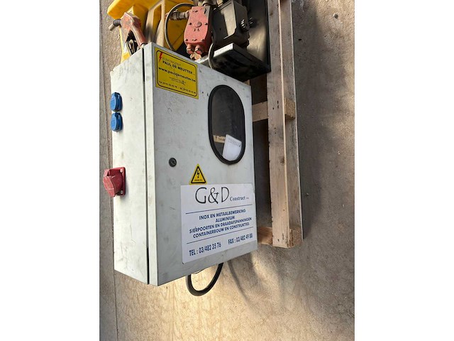 Elektrische werfkast / verdeelkast 3-fase 400v – met aansluitingen - afbeelding 3 van  8