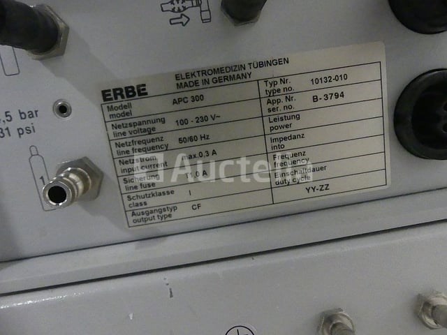 Elektrochirurgische eenheid met argonmodule erbe icc200 + apc300 - afbeelding 5 van  9