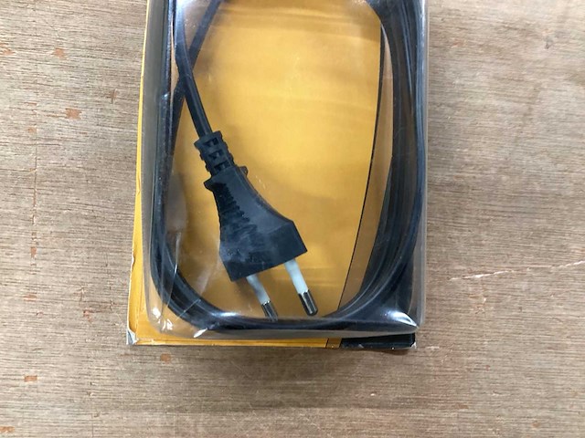 Elektrofix aansluitsnoer 2 meter zwart (13x) - afbeelding 3 van  4