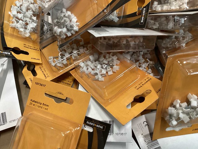 Elektrofix kabelclips 5 mm wit (98x) - afbeelding 2 van  3