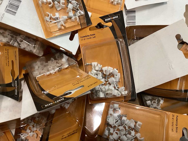 Elektrofix kabelclips 5 mm wit (98x) - afbeelding 3 van  3