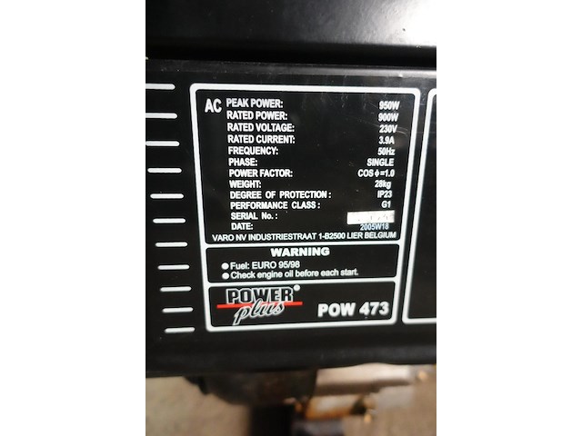 Elektrogroep (luchtfilter na te zien) - afbeelding 5 van  5