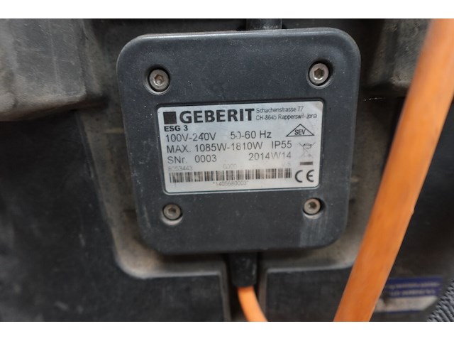 Elektrolasapparaat geberit - afbeelding 3 van  3