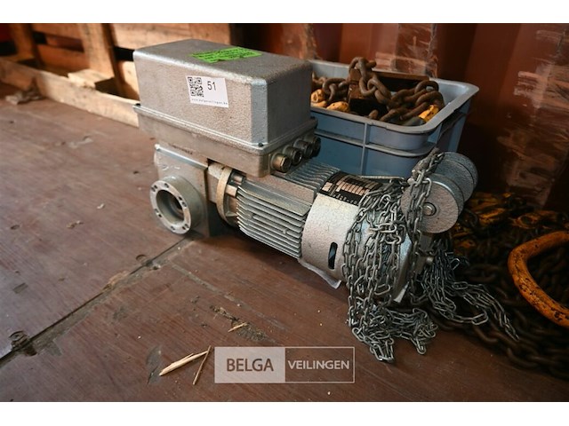 Elektromotor voor sectionale poort + hijskettingen - afbeelding 5 van  6