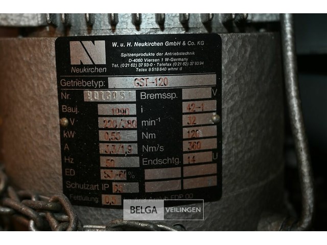 Elektromotor voor sectionale poort + hijskettingen - afbeelding 6 van  6