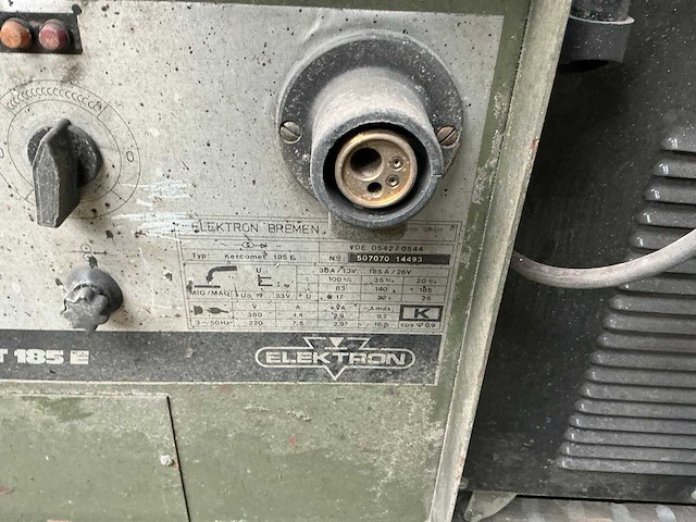 Elektron bremen kercomet 185 e mig/mag lasapparaat - afbeelding 2 van  7