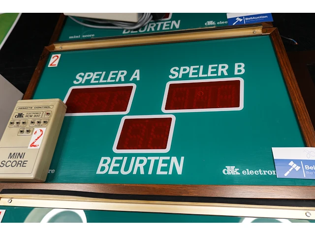 Elektronisch biljart scorebord - afbeelding 1 van  2