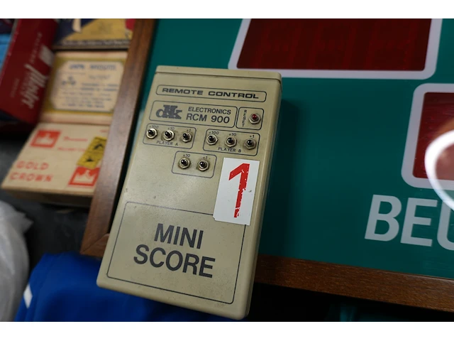 Elektronisch biljart scorebord - afbeelding 3 van  3
