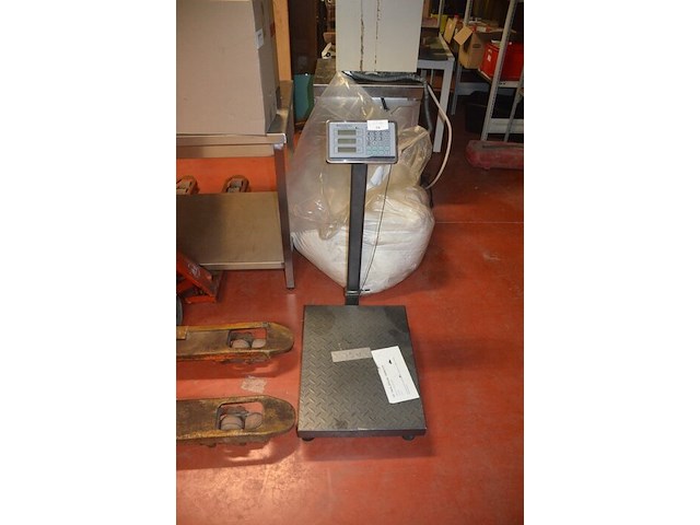 Elektronische weegschaal brosberg type tcs-600 - afbeelding 1 van  5