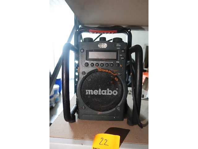 Elektrsiche werkradio metabo - afbeelding 1 van  7