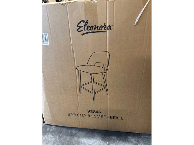 Eleonora esmee barstoel beige (2 stuks) - afbeelding 3 van  3