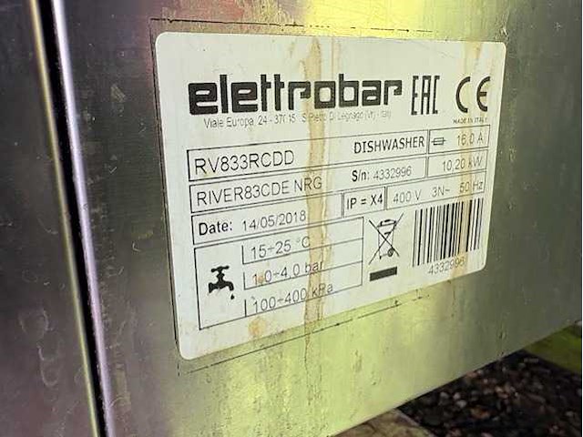 Elettrobar - rv833rcdd - vaatwasser - afbeelding 3 van  11