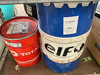 Elf + total aangebroken ton smeervet (2x) - afbeelding 1 van  2