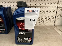 Elf,inhoud 1 liter 4 t race motor olie (5x) - afbeelding 1 van  1