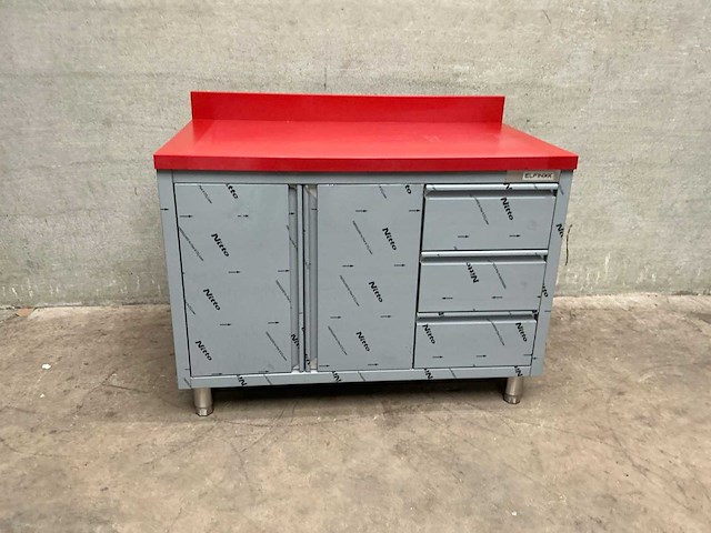 Elfinox - rvs snijtafel werktafel - afbeelding 2 van  3