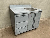 Elfinox - rvs spoeltafel