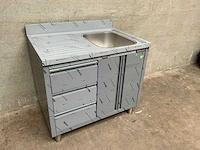 Elfinox - rvs spoeltafel