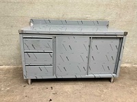 Elfinox - rvs werktafel werkkast - afbeelding 2 van  5