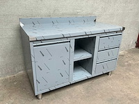 Elfinox - rvs werktafel werkkast - afbeelding 1 van  5