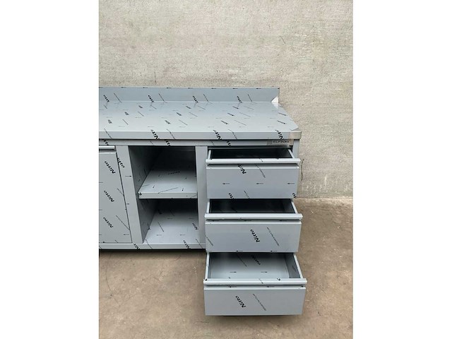 Elfinox - rvs werktafel werkkast - afbeelding 4 van  5