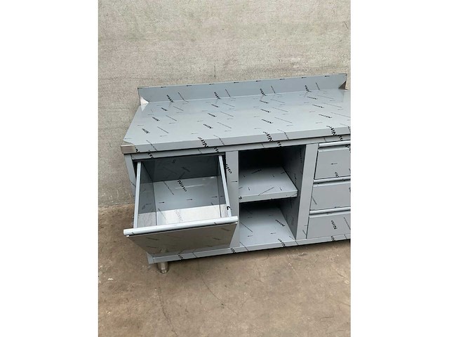 Elfinox - rvs werktafel werkkast - afbeelding 5 van  5