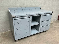Elfinox - rvs werktafel werkkast