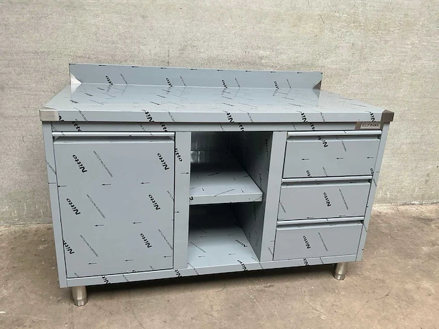 Elfinox - rvs werktafel werkkast - afbeelding 2 van  5