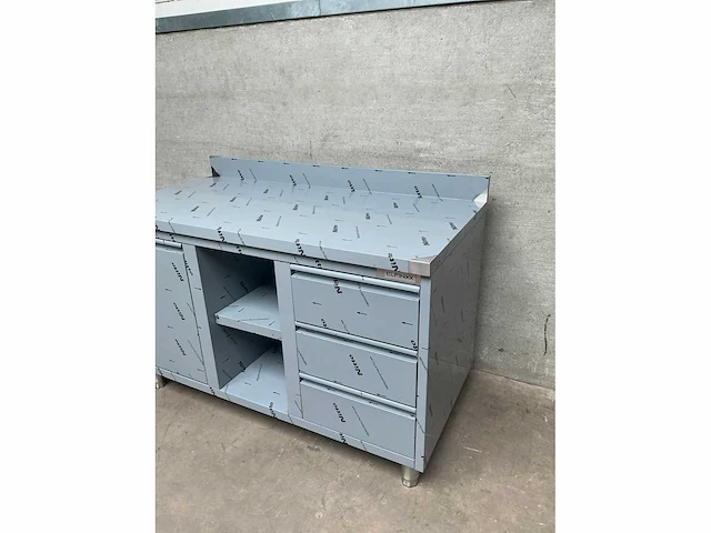 Elfinox - rvs werktafel werkkast - afbeelding 3 van  5
