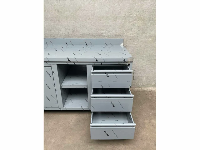 Elfinox - rvs werktafel werkkast - afbeelding 4 van  5