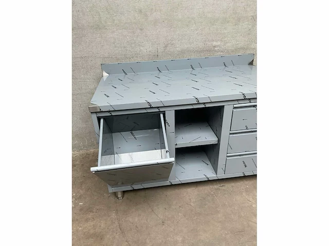 Elfinox - rvs werktafel werkkast - afbeelding 5 van  5
