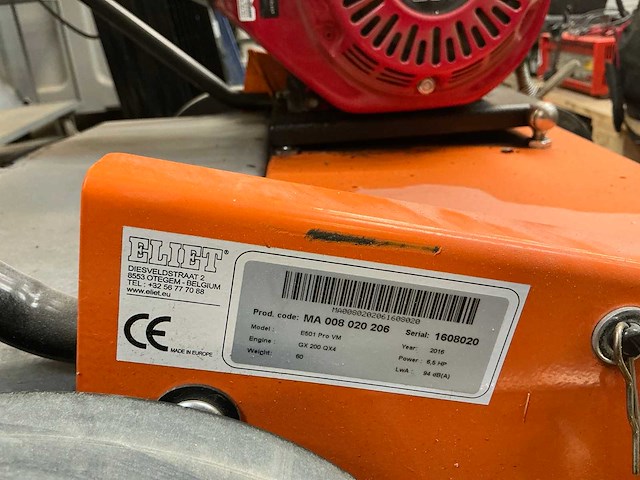 Eliet e501 vm verticuteermachine - afbeelding 5 van  5