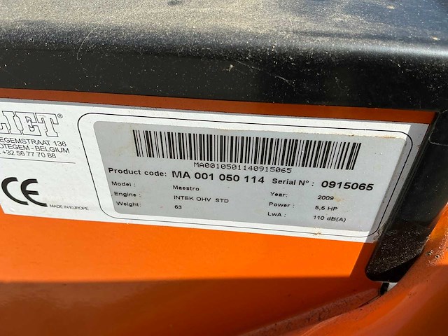 Eliet maestro benzine houtversnipperaar - afbeelding 8 van  8