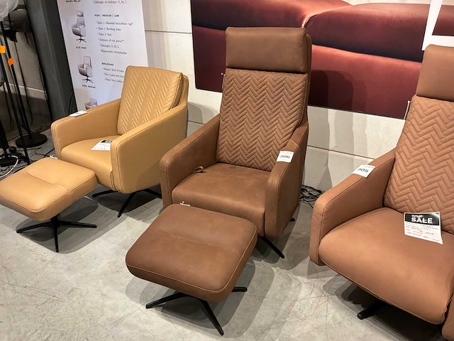 Elio namibo dorato relax zetel + voetbank - afbeelding 1 van  2